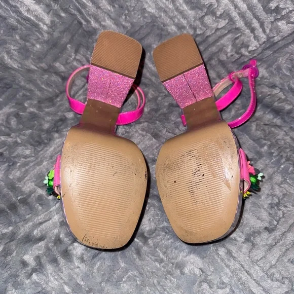 Betsey Johnson Vibrant Pink and Purple Platforms - Picture 6 of 7